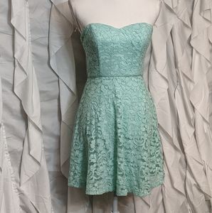 David's bridal MINTY lace dress